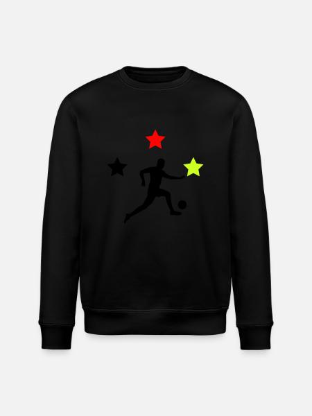Footballer Germany - Stanley/Stella ROLLER Unisex Organic Sweatshirt - black