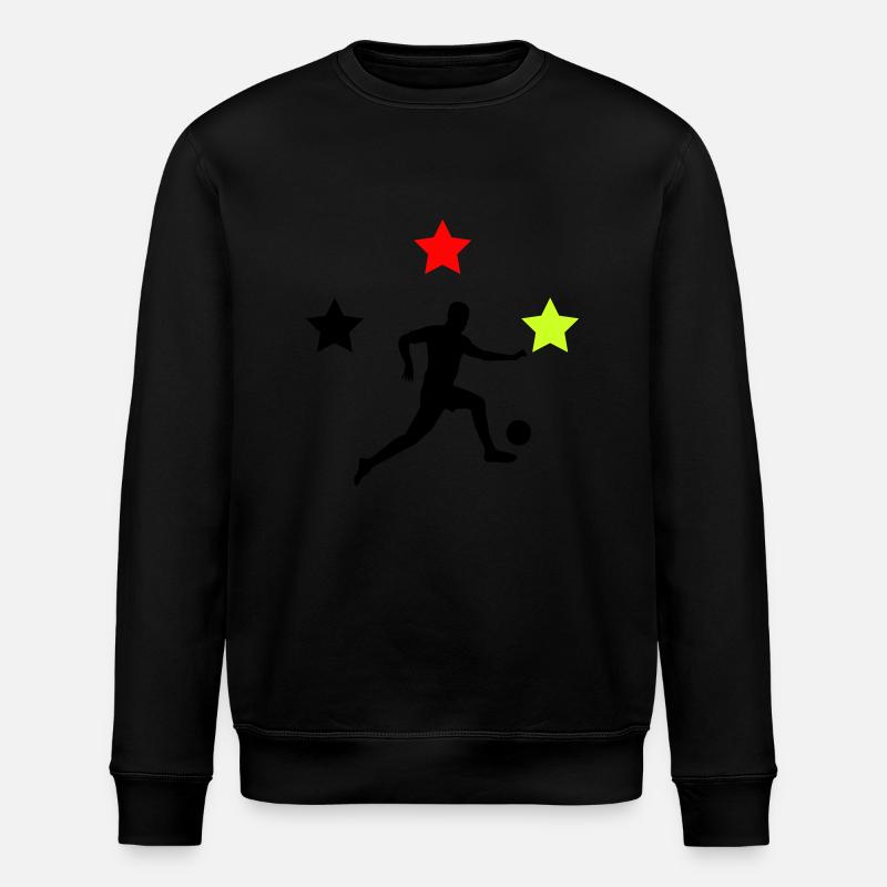 fußballer germany - Stanley/Stella Unisex Bio-Sweatshirt ROLLER - Schwarz