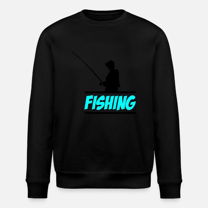 fishing 02 - Stanley/Stella Unisex Bio-Sweatshirt ROLLER - Schwarz