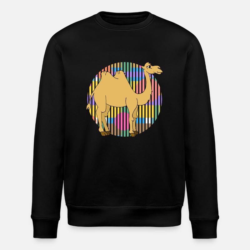 Chameau - Sweat bio ROLLER Stanley/Stella Unisexe - noir