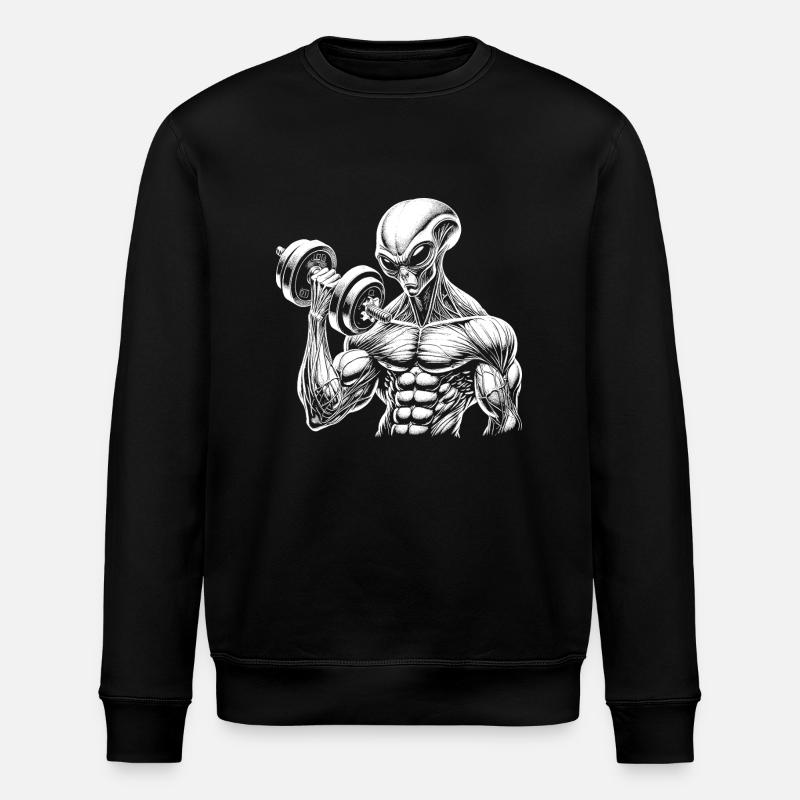 Culturisme - Sweat bio ROLLER Stanley/Stella Unisexe - noir