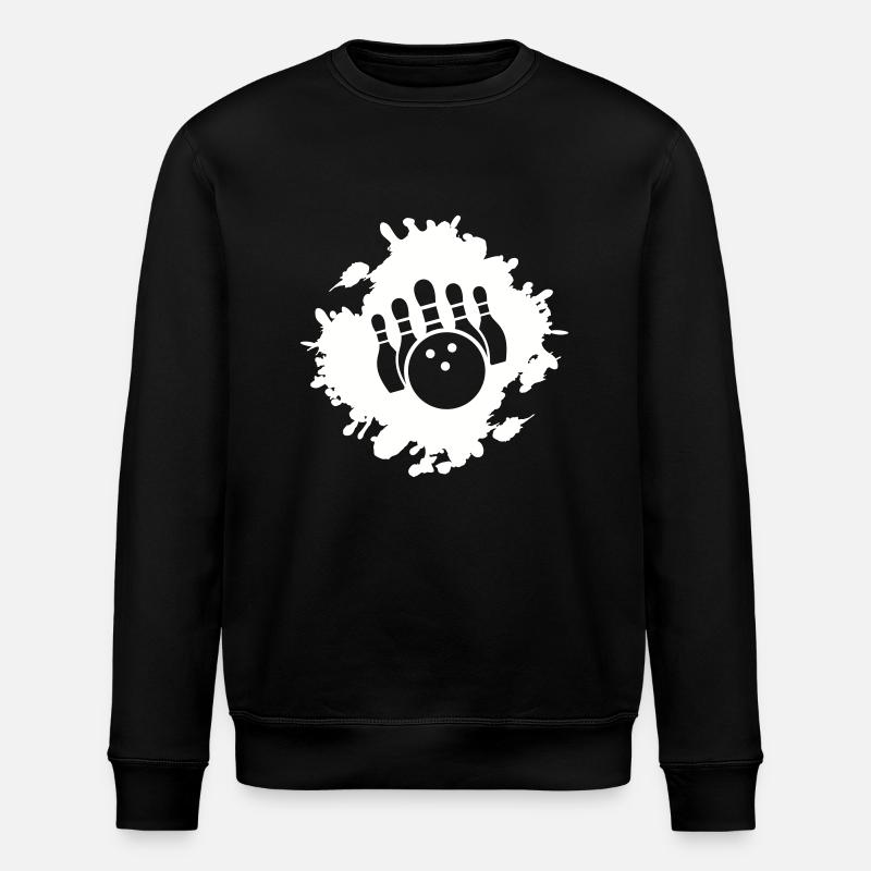 Quilles bowling blob - Sweat bio ROLLER Stanley/Stella Unisexe - noir