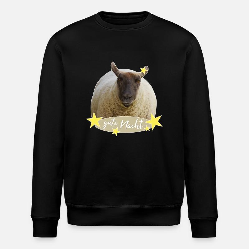 Sheep Good Night Sleep Chemise - Sweat bio ROLLER Stanley/Stella Unisexe - noir