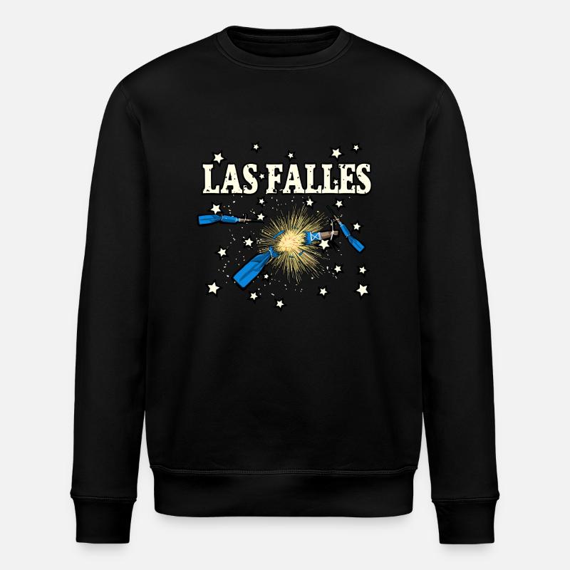 Falles Truenos - Stanley/Stella Unisex Bio-Sweatshirt ROLLER - Schwarz