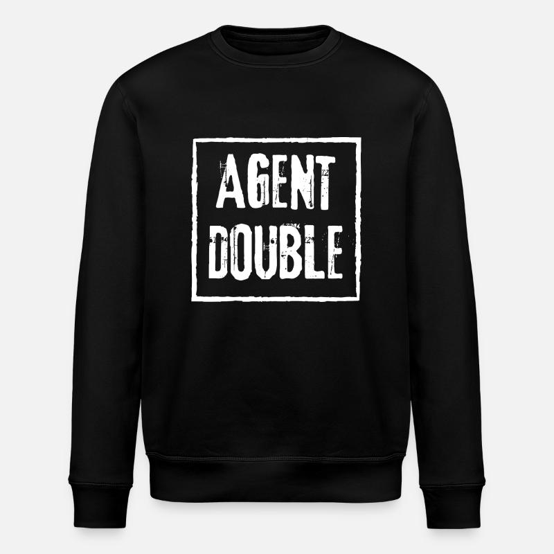 AGENT DOUBLE Grunge Rock - Sweat bio ROLLER Stanley/Stella Unisexe - noir