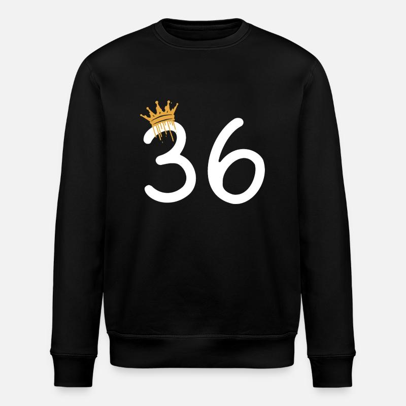 36 - Sweat bio ROLLER Stanley/Stella Unisexe - noir