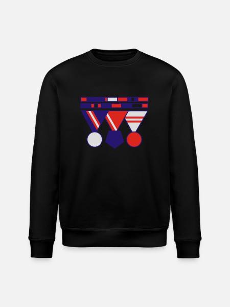 ordenspange - Stanley/Stella Unisex Bio-Sweatshirt ROLLER - Schwarz