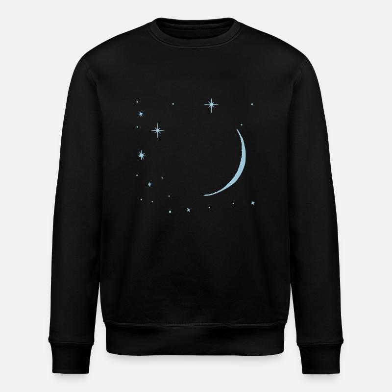 Etoiles Lune - Sweat bio ROLLER Stanley/Stella Unisexe - noir