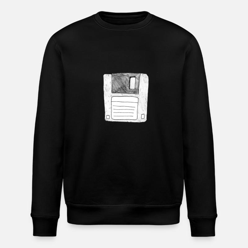 Floppy Disk MP - Stanley/Stella Unisex Bio-Sweatshirt ROLLER - Schwarz