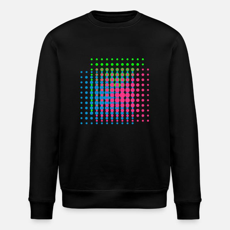 Dots II - Stanley/Stella Unisex Bio-Sweatshirt ROLLER - Schwarz