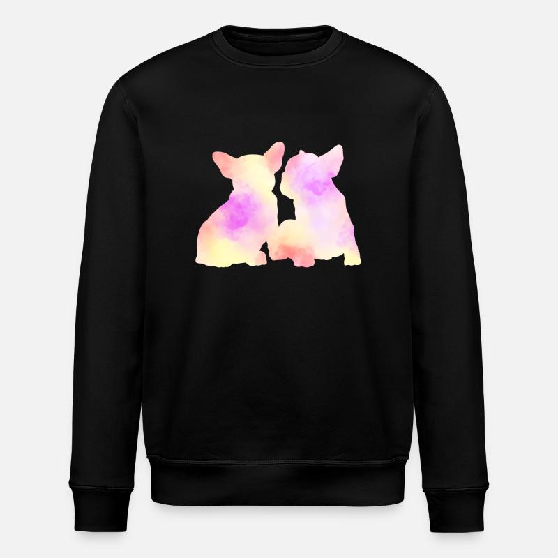 bouledogue français - Sweat bio ROLLER Stanley/Stella Unisexe - noir