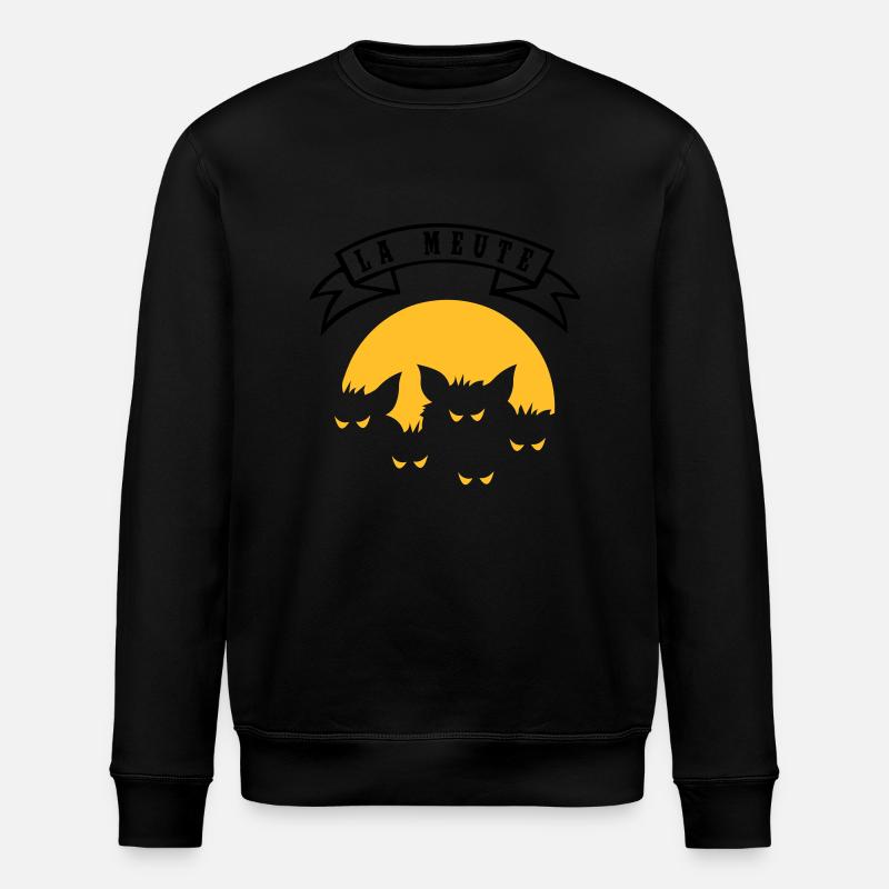 the pack - Stanley/Stella ROLLER Unisex Organic Sweatshirt - black