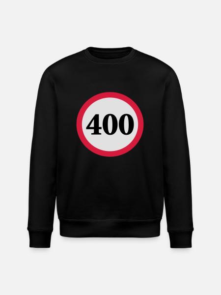 geschwindigkeitstafel_400 - Stanley/Stella Unisex Bio-Sweatshirt ROLLER - Schwarz