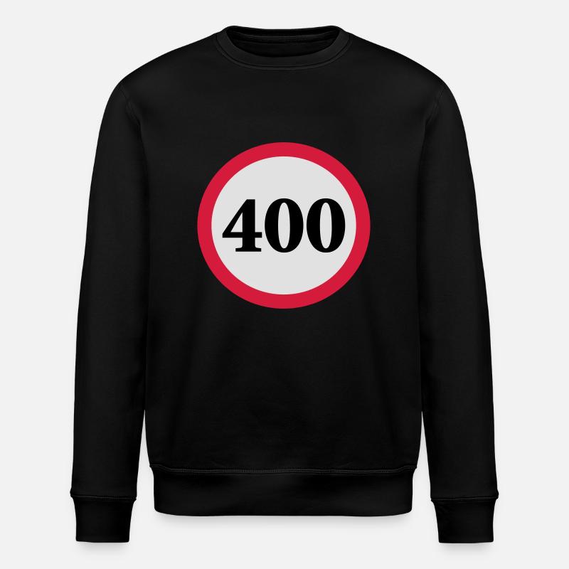 geschwindigkeitstafel_400 - Stanley/Stella Unisex Bio-Sweatshirt ROLLER - Schwarz