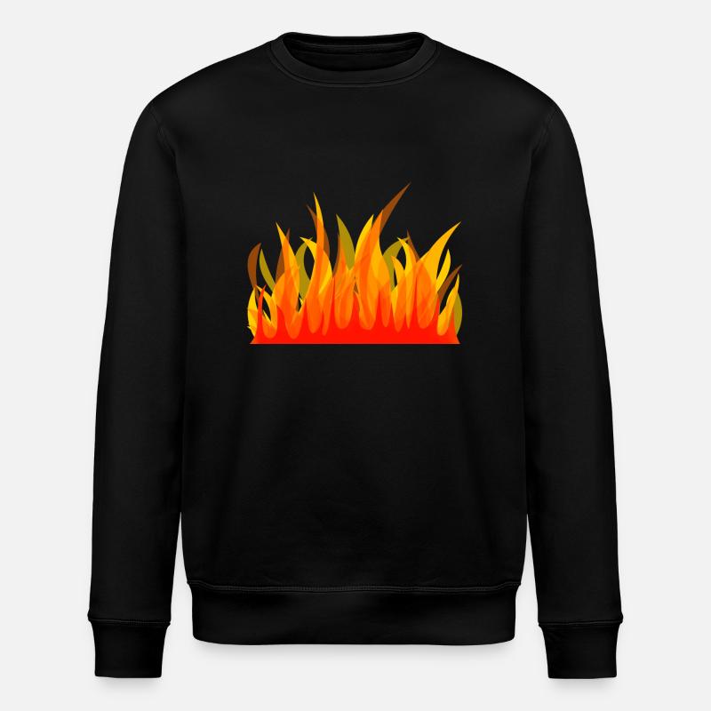 Fire department 1 - Stanley/Stella Unisex Bio-Sweatshirt ROLLER - Schwarz