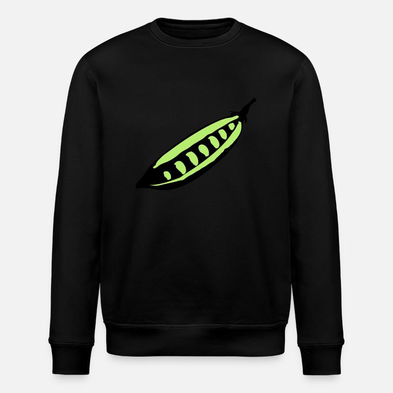 Peas - Stanley/Stella Unisex Bio-Sweatshirt ROLLER - Schwarz