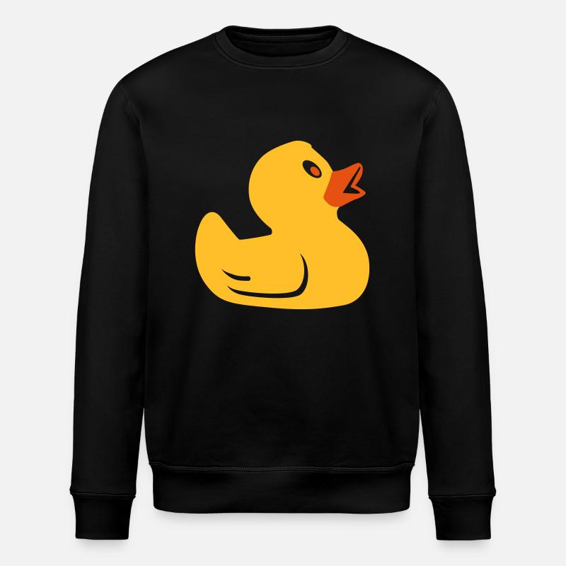 Rubber duck - Stanley/Stella ROLLER Unisex Organic Sweatshirt - black