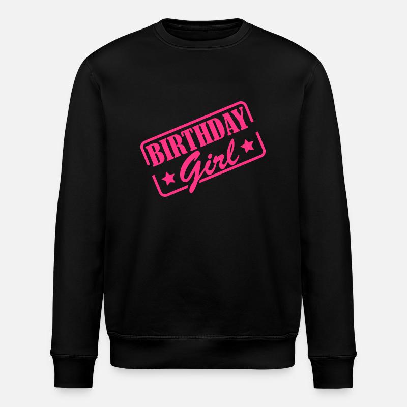 birthday_girl - Stanley/Stella Unisex Bio-Sweatshirt ROLLER - Schwarz