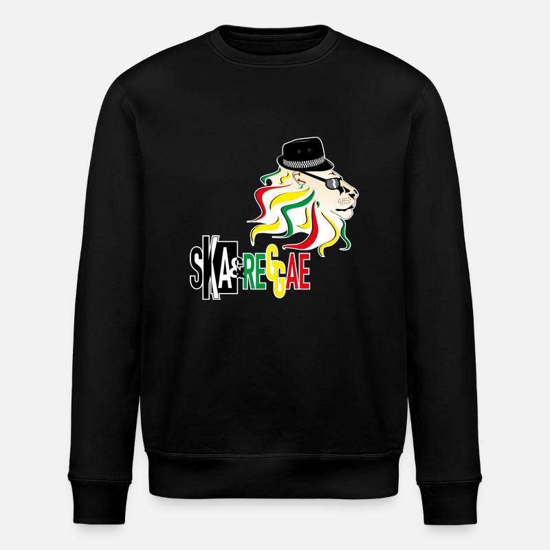 Ska & Reggae - Stanley/Stella Unisex Bio-Sweatshirt ROLLER - Schwarz