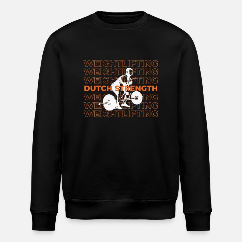 Haltérophilie néerlandaise - Sweat bio ROLLER Stanley/Stella Unisexe - noir