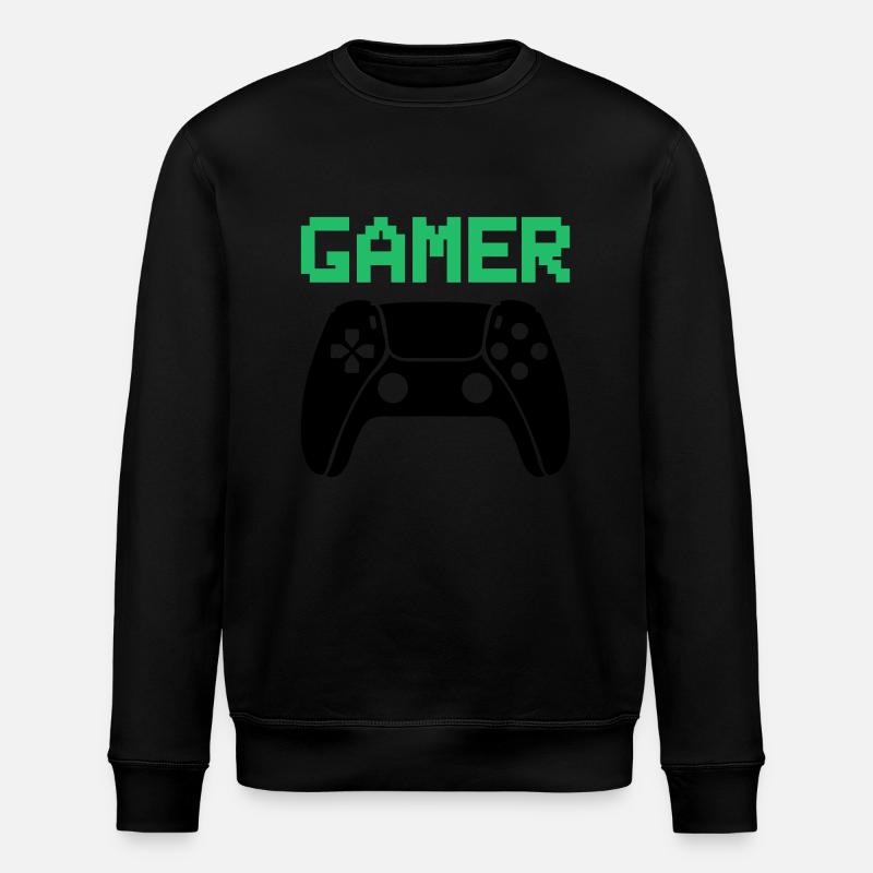 gamer controller - Stanley/Stella Unisex Bio-Sweatshirt ROLLER - Schwarz