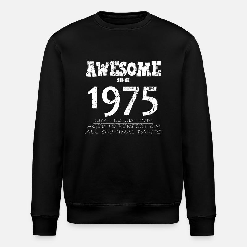 1975 - 49e anniversaire légendaire - Sweat bio ROLLER Stanley/Stella Unisexe - noir