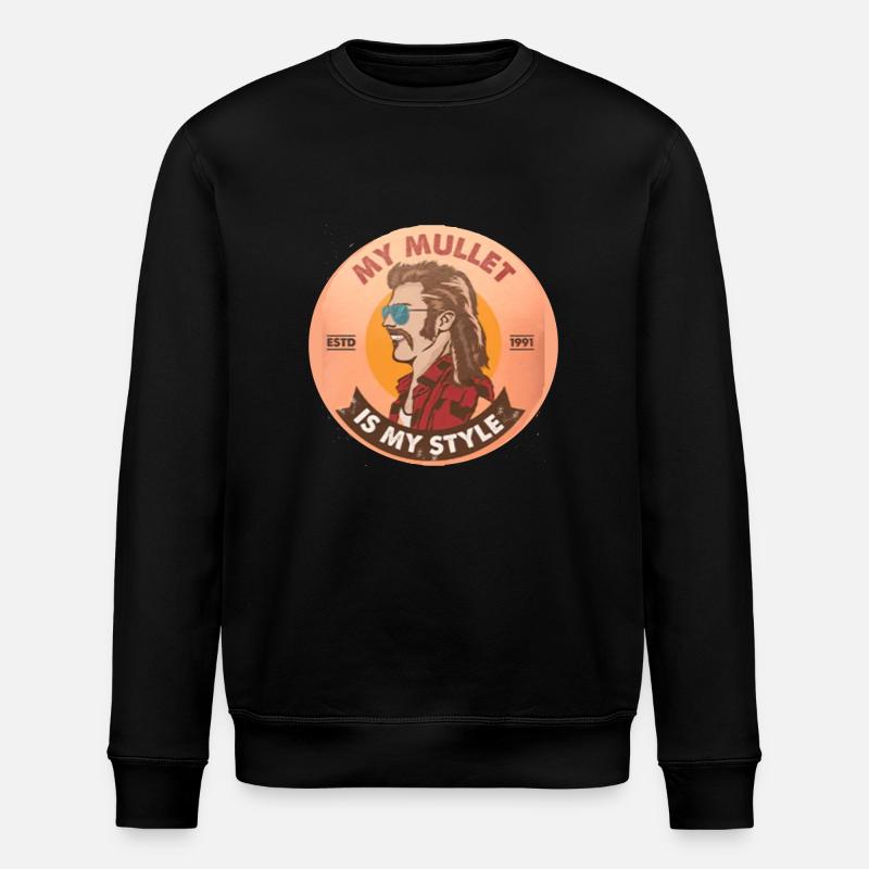 Retro - Stanley/Stella Unisex Bio-Sweatshirt ROLLER - Schwarz