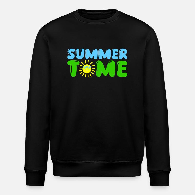 Heure d'été - Sweat bio ROLLER Stanley/Stella Unisexe - noir