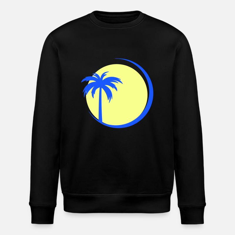 palme - Stanley/Stella Unisex Bio-Sweatshirt ROLLER - Schwarz