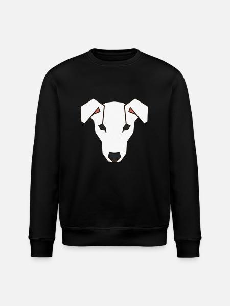 Jack Russell Faces 3a - Stanley/Stella Unisex Bio-Sweatshirt ROLLER - Schwarz