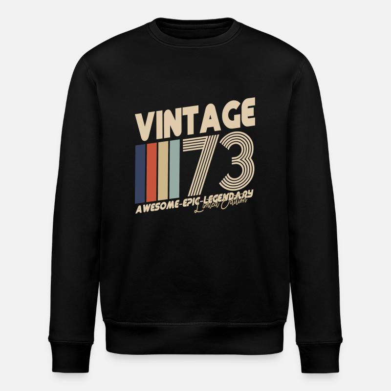 1973 - Sweat bio ROLLER Stanley/Stella Unisexe - noir