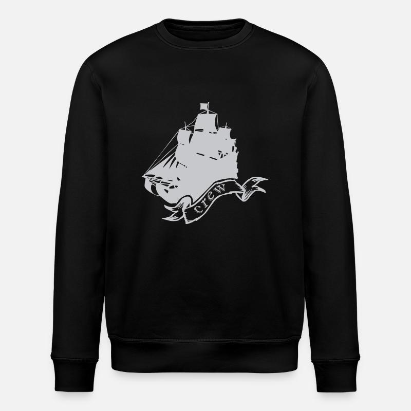 Équipage d’un bateau pirate - Sweat bio ROLLER Stanley/Stella Unisexe - noir
