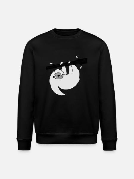 sloth 002 - Stanley/Stella ROLLER Unisex Organic Sweatshirt - black