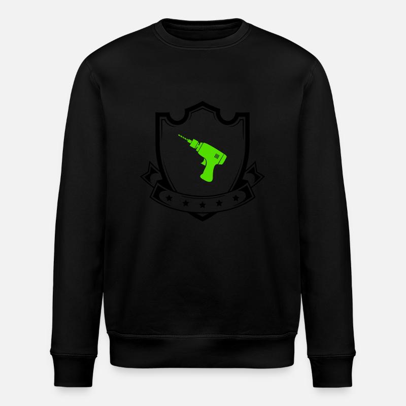 Armoiries de Drill - Sweat bio ROLLER Stanley/Stella Unisexe - noir