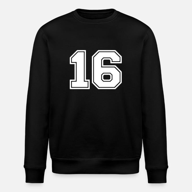 Numéro 16 - Sweat bio ROLLER Stanley/Stella Unisexe - noir