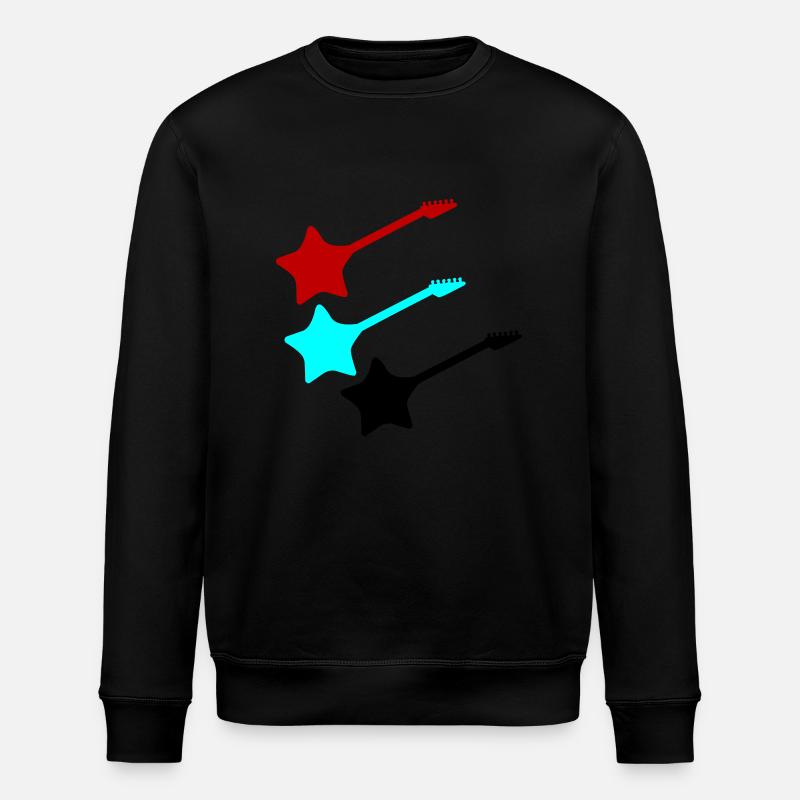 Star Guitars - Stanley/Stella ROLLER Unisex Organic Sweatshirt - black