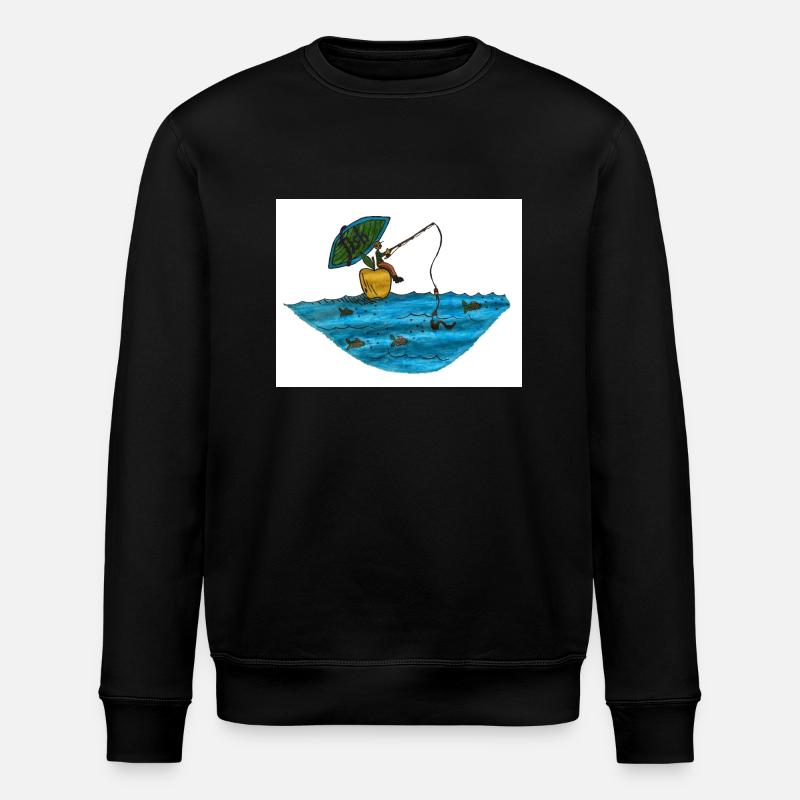 Poisson - Sweat bio ROLLER Stanley/Stella Unisexe - noir