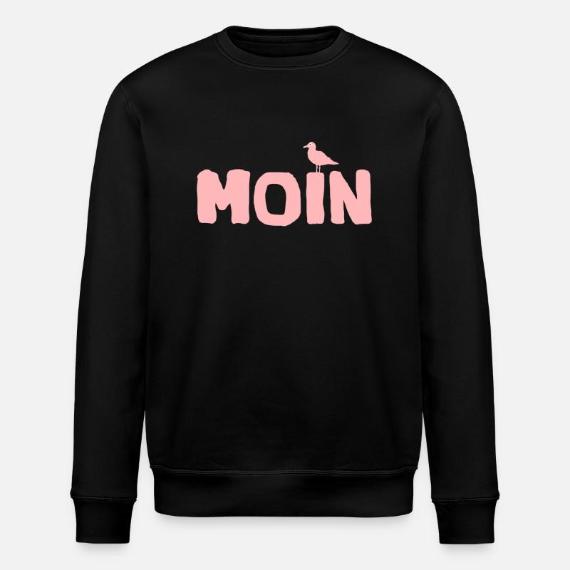 Moin die Möwe édition locale - Sweat bio ROLLER Stanley/Stella Unisexe - noir