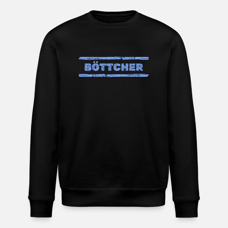 Böttcher als Beruf - Stanley/Stella Unisex Bio-Sweatshirt ROLLER - Schwarz