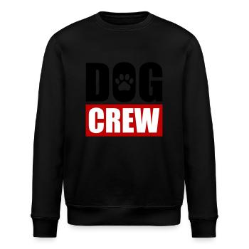 Hunde Crew - Stanley/Stella Unisex Bio-Sweatshirt ROLLER - Schwarz - Vorne - Nik (191cm)