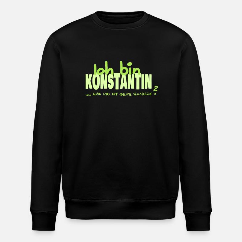 Konstantin Konstantin - Sweat bio ROLLER Stanley/Stella Unisexe - noir
