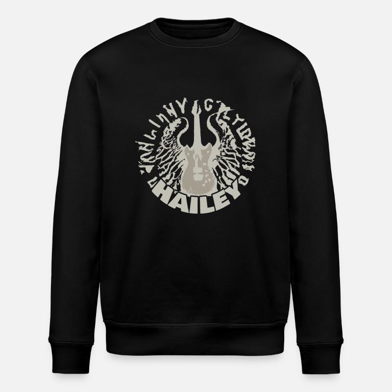 Guitar Hailey - Stanley/Stella ROLLER Unisex Organic Sweatshirt - black