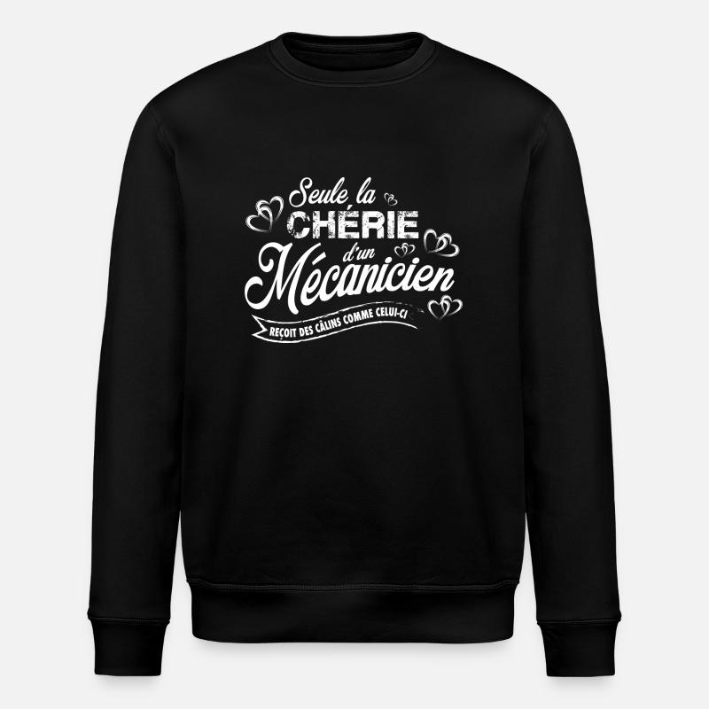 ChériesMécaniciens Geschenk - Stanley/Stella Unisex Bio-Sweatshirt ROLLER - Schwarz