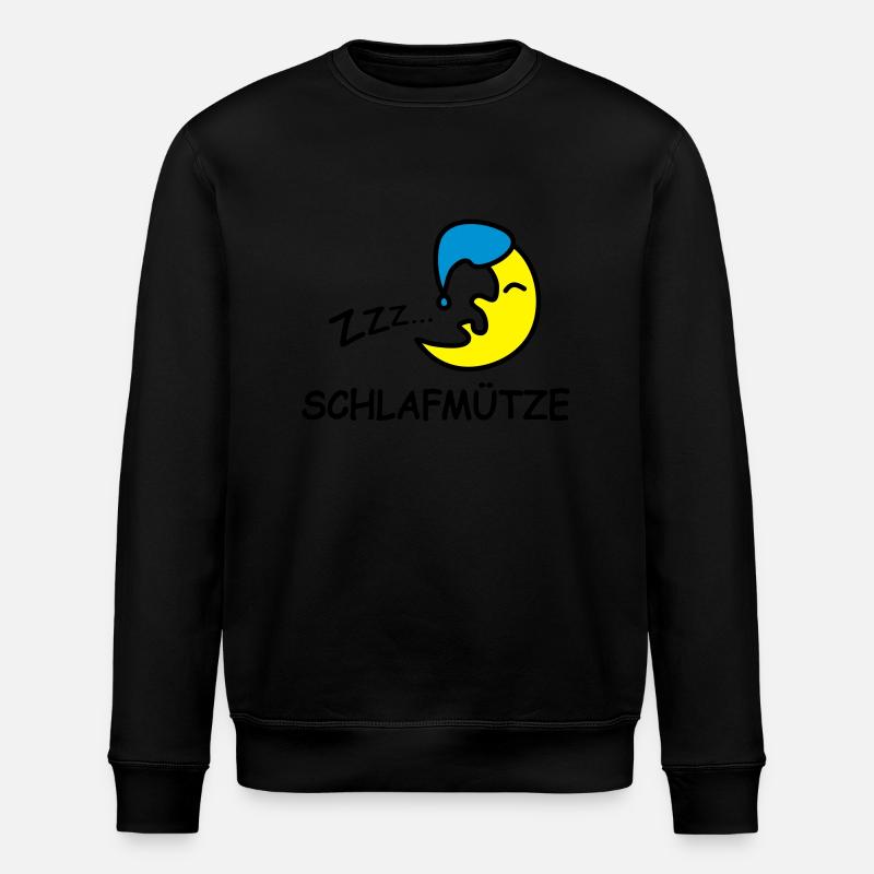 Schlafmütze - Stanley/Stella Unisex Bio-Sweatshirt ROLLER - Schwarz