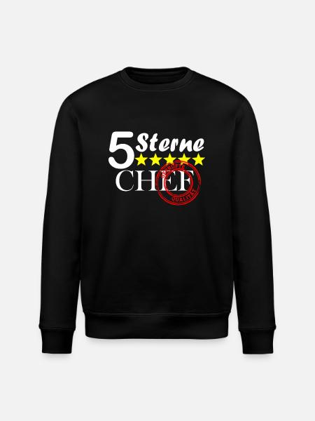 5 Sterne chef - Stanley/Stella Unisex Bio-Sweatshirt ROLLER - Schwarz