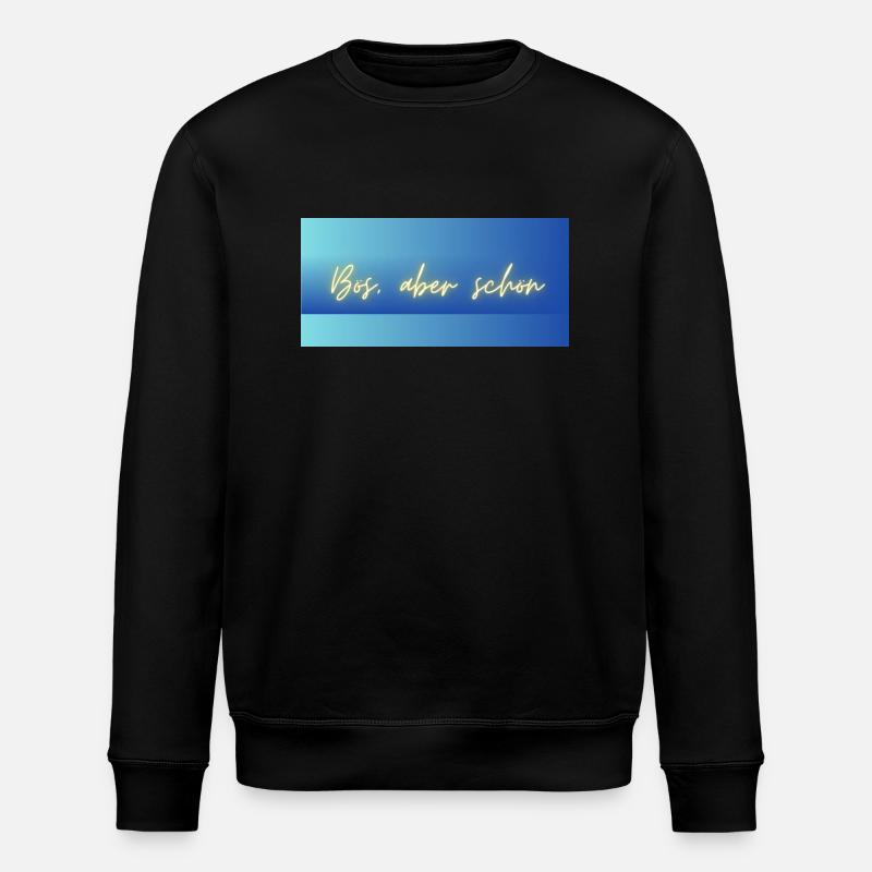 Bös, aber schön - Stanley/Stella Unisex Bio-Sweatshirt ROLLER - Schwarz