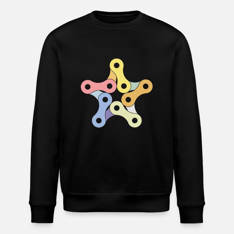 Fahrrad - Stanley/Stella Unisex Bio-Sweatshirt ROLLER - Schwarz