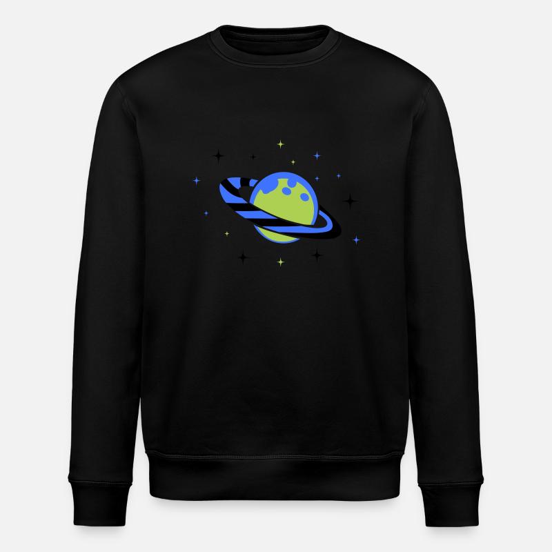 planet 02 - Stanley/Stella Unisex Bio-Sweatshirt ROLLER - Schwarz