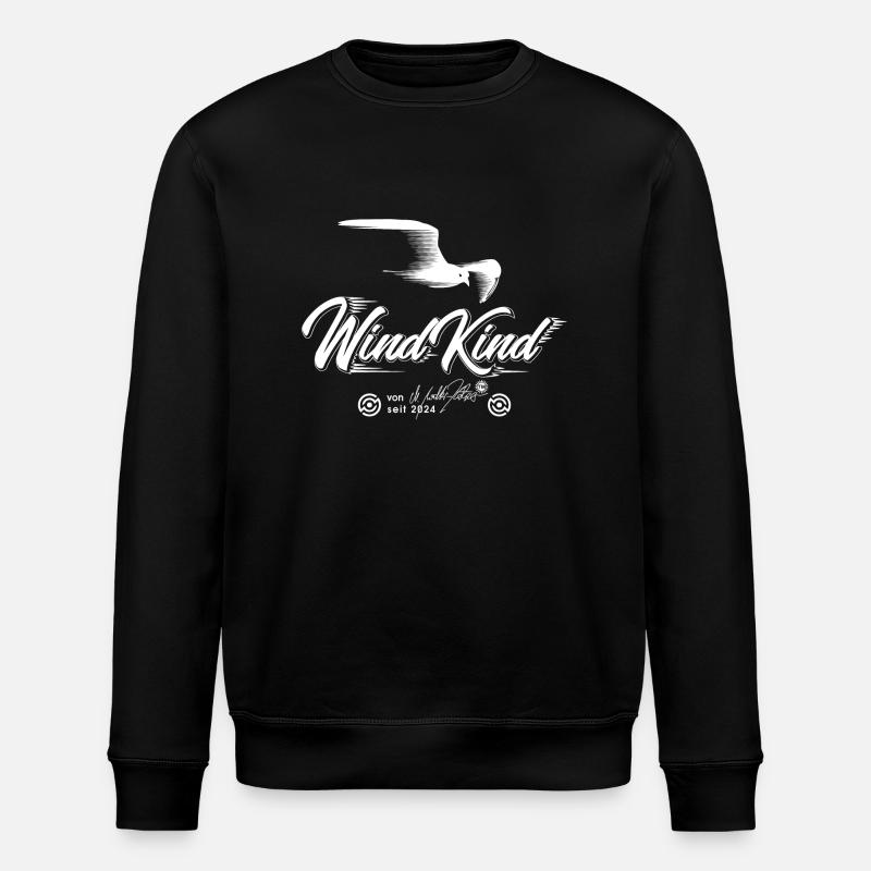 WindKind - Stanley/Stella Unisex Bio-Sweatshirt ROLLER - Schwarz
