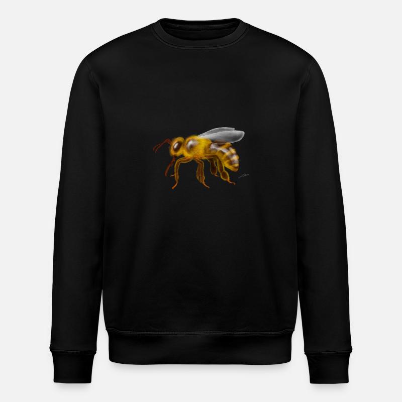 Bee - Stanley/Stella ROLLER Unisex Organic Sweatshirt - black